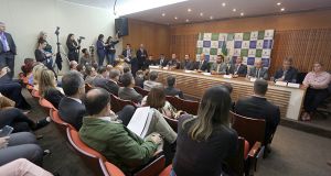 Governador determina máximo rigor nas investigações sobre a morte de Ágatha Félix Coletiva de imprensa
