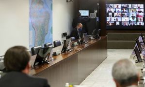 Bolsonaro faz reunião virtual com presidente da Fiesp e empresários Marcos Corrêa PR