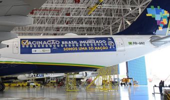 Avião que vai buscar vacinas na Índia decola hoje do Recife Divlgacao Ministerio da Saude